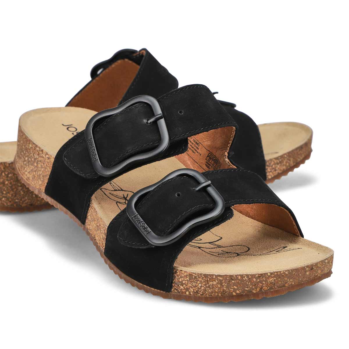 Women's Tonga 64 Casual Nubuck Slide Sandal - Black