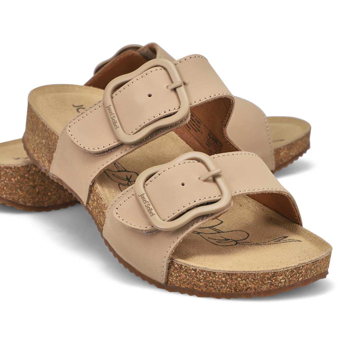 Sandale nubuck décontractée TONGA 64, beige, femmes