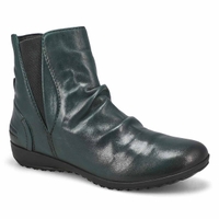 Women's Naly 66 Leather Ankle Boot - Petrol