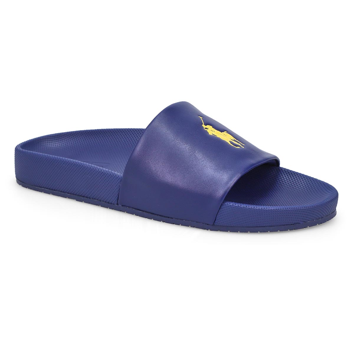 polo ralph lauren navy & gold cayson sandals