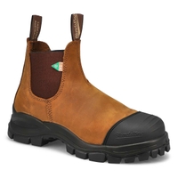 Unisex CSA Lug Sole Chelsea Boot - Saddle Brown