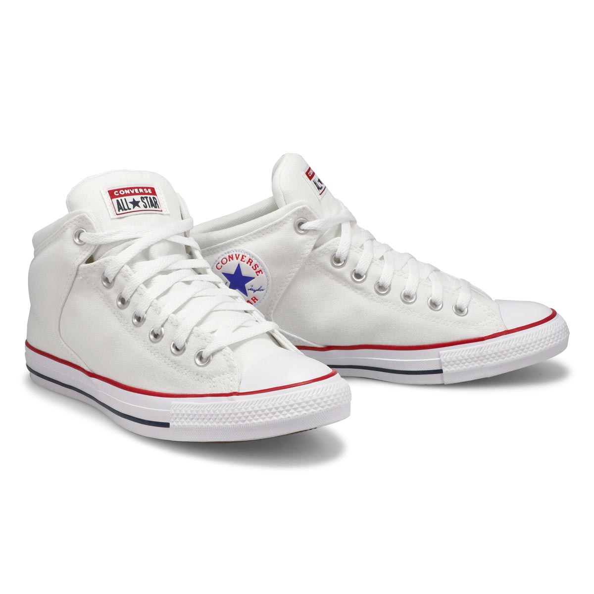Baskets CHUCK TAYLOR ALL STAR HIGH STREET, blanc/rouge, hommes