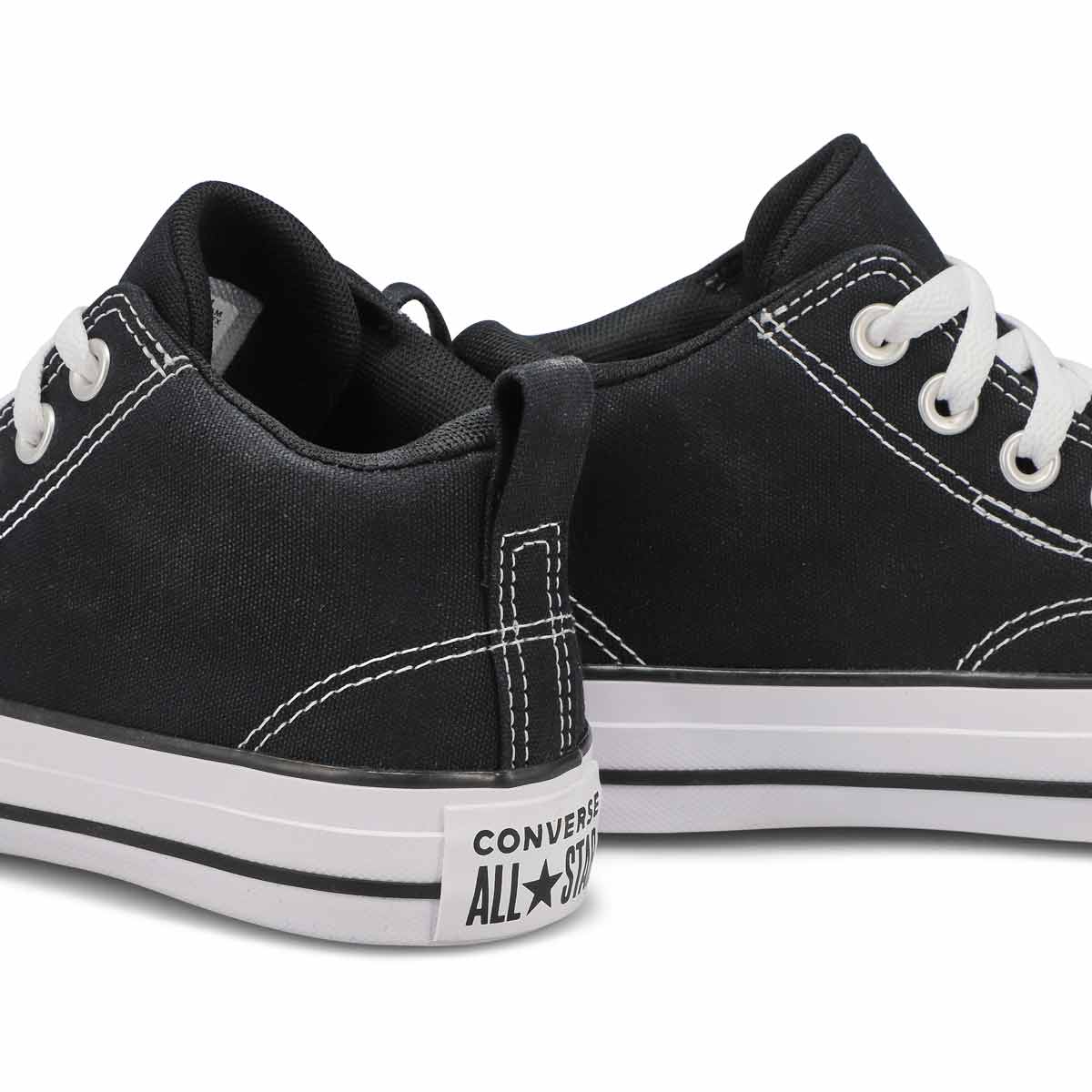 Boys' Chuck Taylor All Star Malden Street Mid Sneaker - Black/Black/White