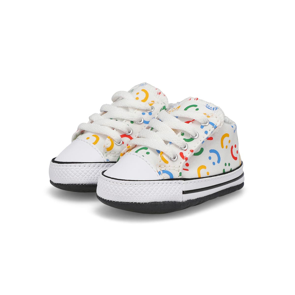 Infants' Chuck Taylor All Star Cribster Polka Doodle Sneaker - White/Fever Dream/White