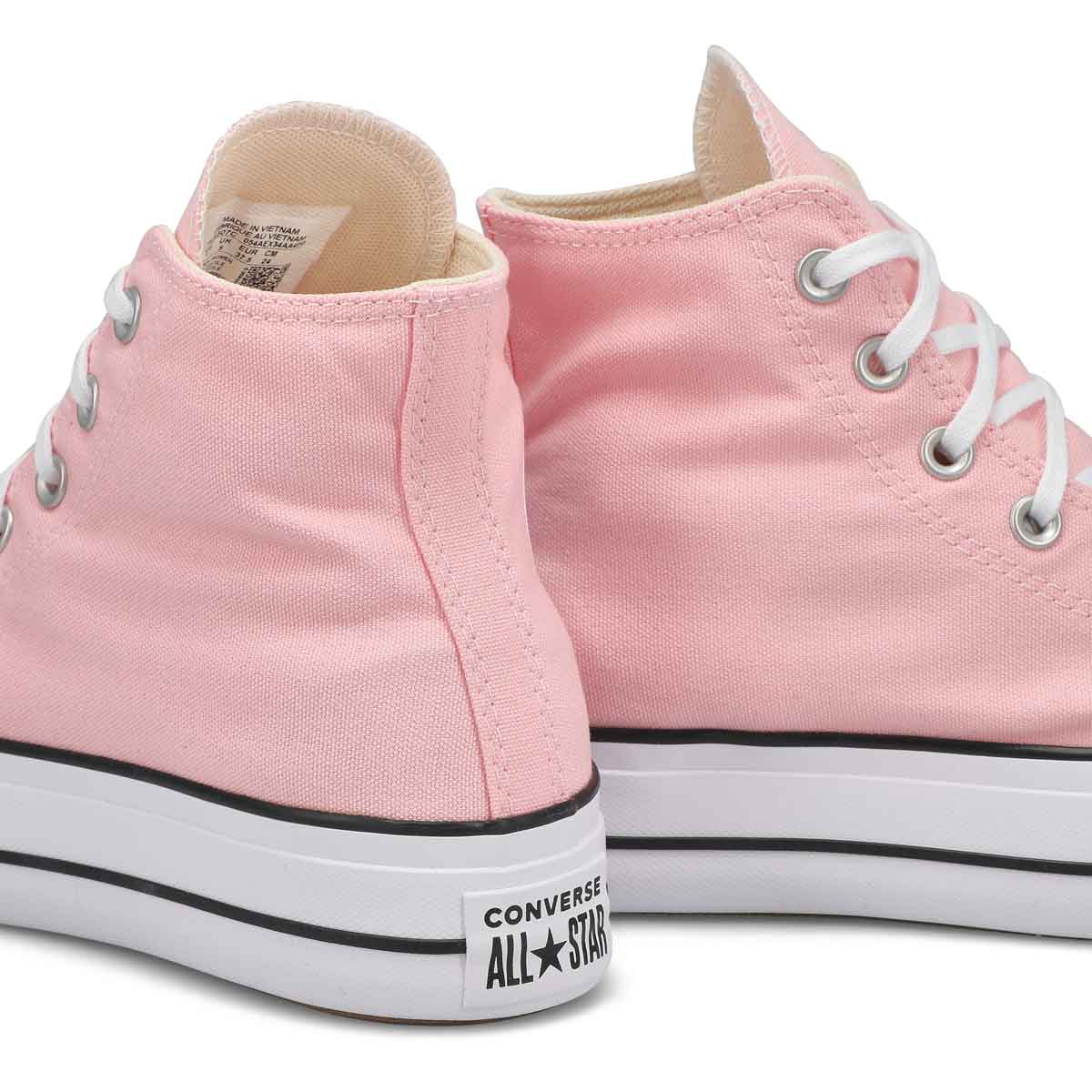 Basket plateforme à tige haute CHUCK TAYLOR ALL STAR LIFT, beigne/blanc, femme