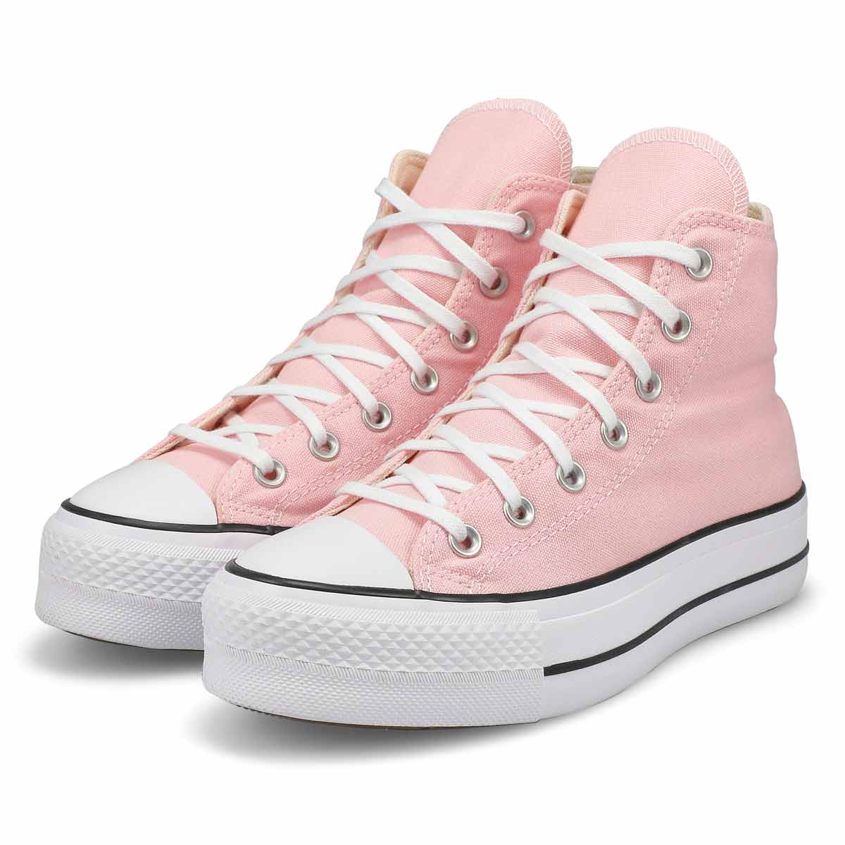 Basket plateforme à tige haute CHUCK TAYLOR ALL STAR LIFT, beigne/blanc, femme