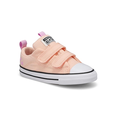 Inf-G Chuck Taylor All Star Rave Sneaker - Soft Peach/Grape Fizz/White