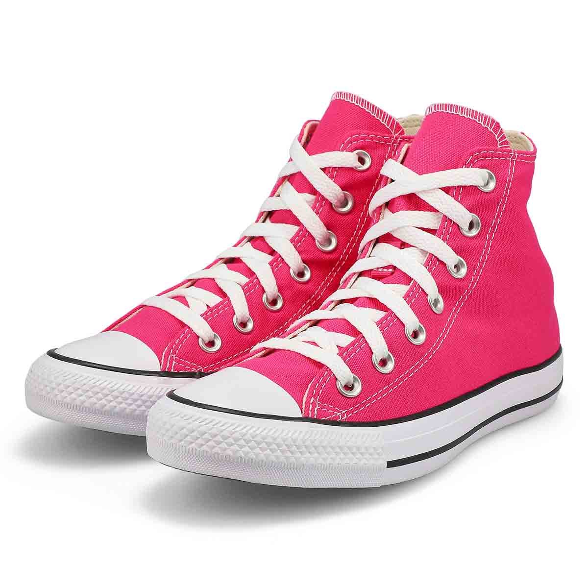 Pink chucks hot sale womens