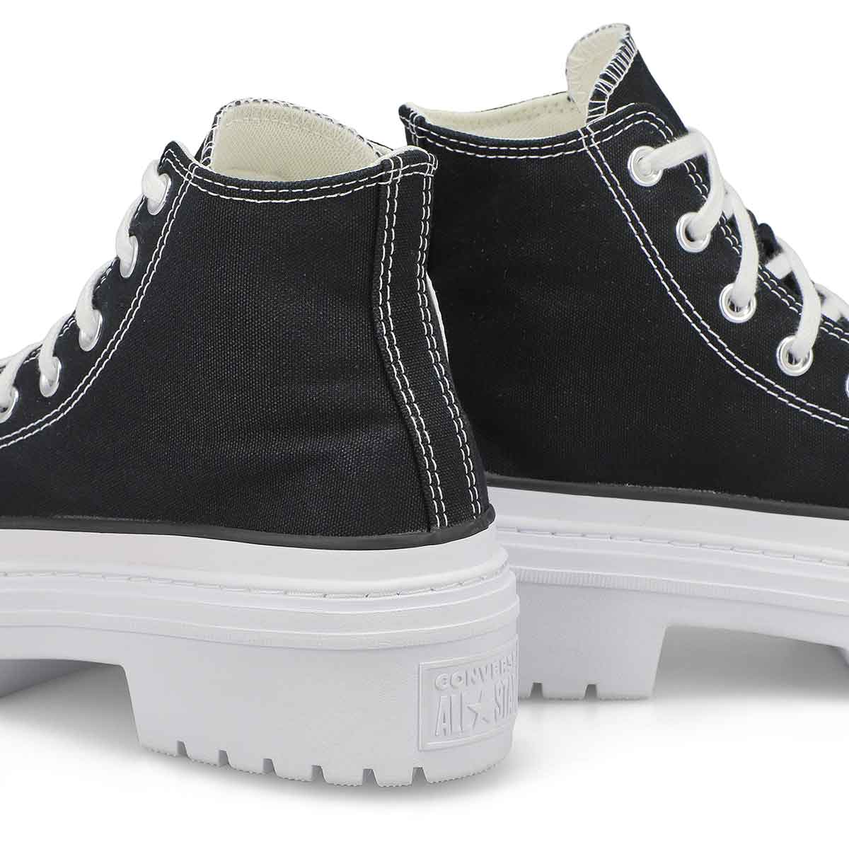 Women's Chuck Taylor All Star Heel Foundation Platform Sneaker - Black/White/Egret