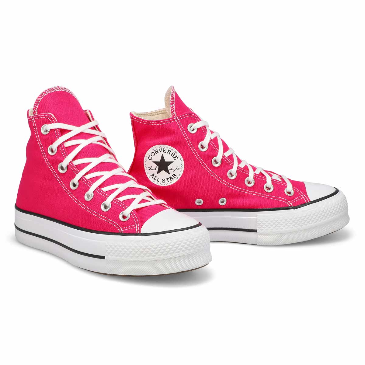 Women's Chuck Taylor All Star Lift Hi Top Platform Sneaker - Cerise Pink/White/Black
