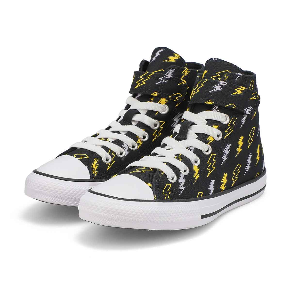 Baskets CHUCK TAYLOR ALL STAR 1V CONVERSE BOLTS MID, noir/troglodyte doré/ville fantôme, enfants