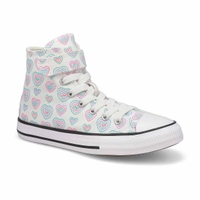 Baskets CHUCK TAYLOR ALL STAR 1V HAPPY HEARTS, beauté hivernale/blanc/noir, filles