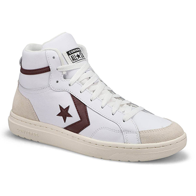 Mns Pro Blaze Classic 90's Sport Hi Top Sneaker - White/Bloodstone/Black