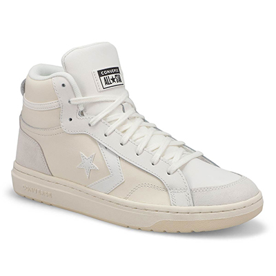 Mns Pro Blaze Hi Top Sneaker - Vintage White