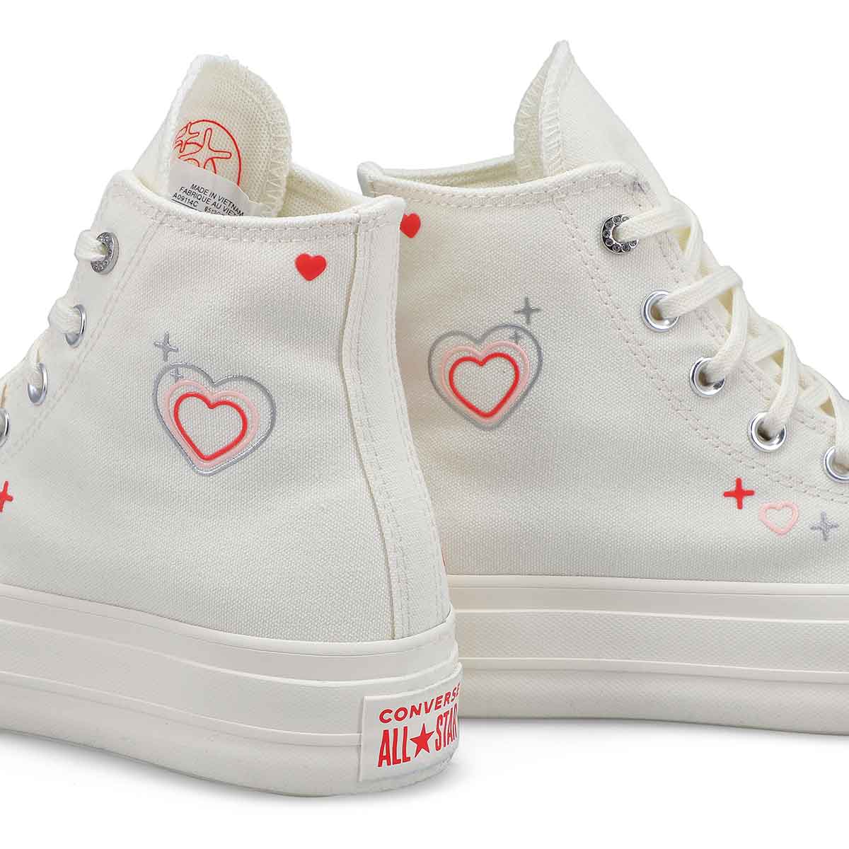 Converse with heart clearance women's