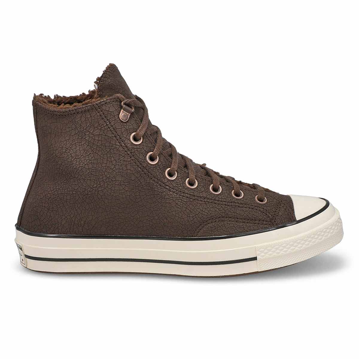 Mens brown leather converse high tops deals