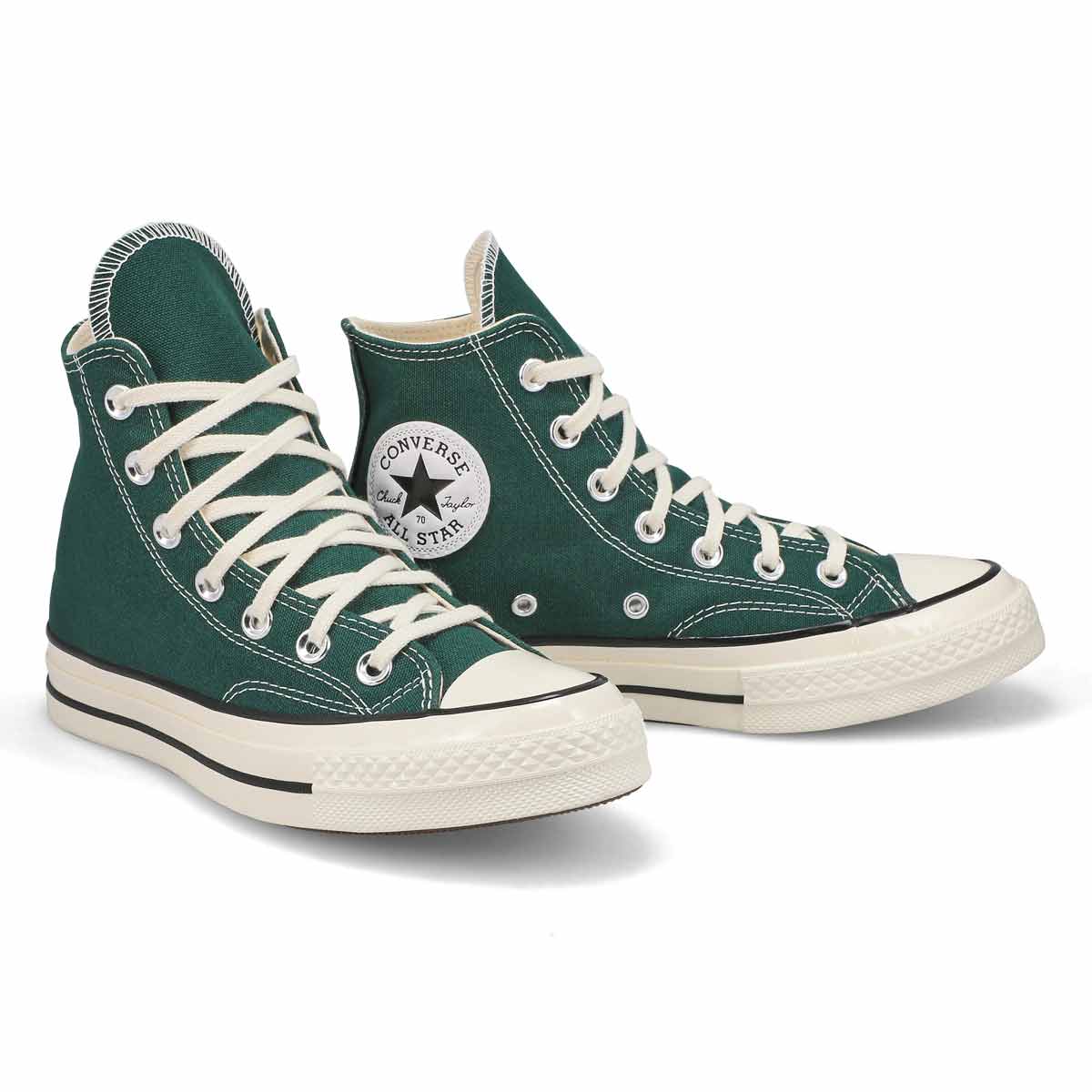 Women's  Chuck 70 Canvas Hi Top Sneaker - Green Envy/Egret/Black