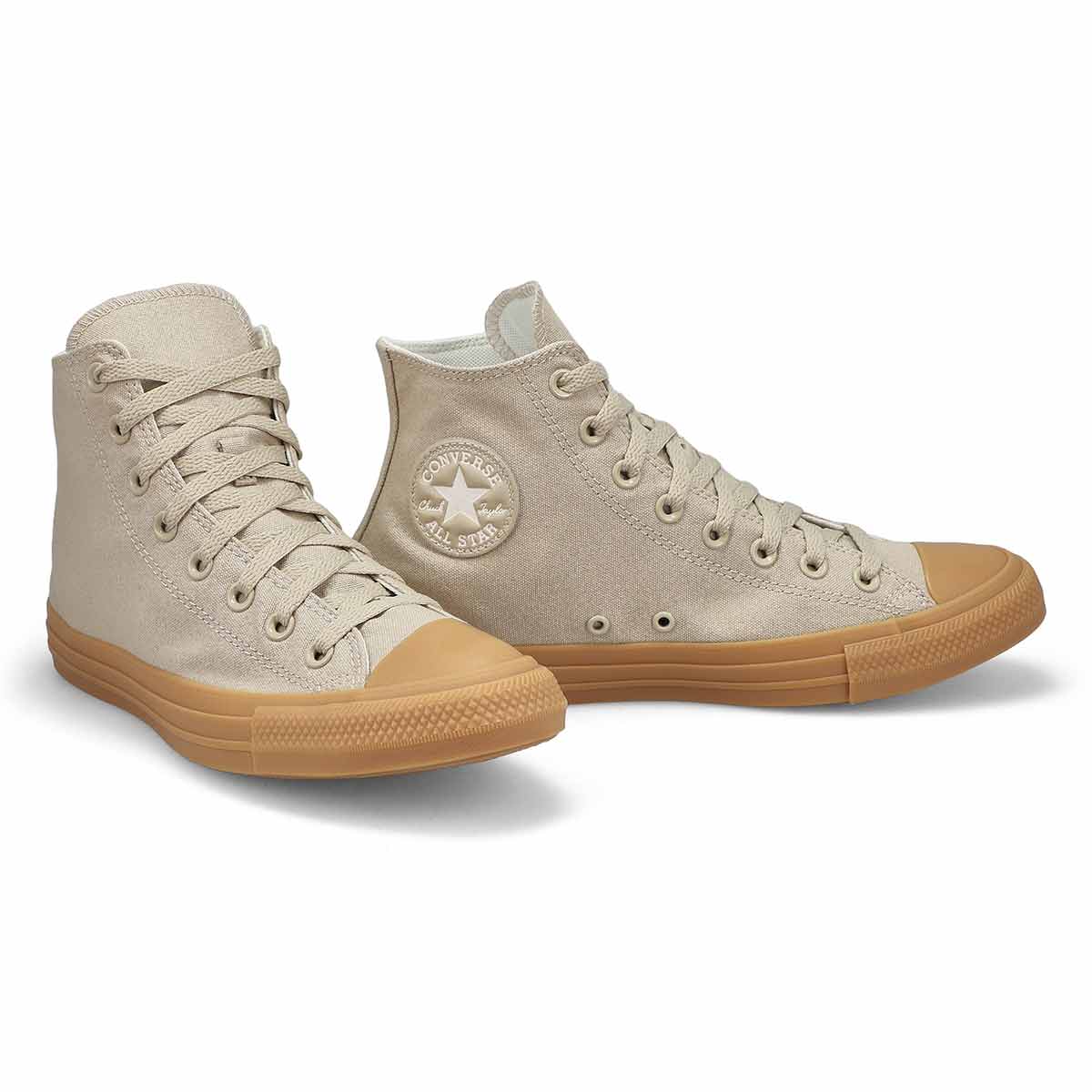 Baskets hautes CHUCK TAYLOR ALL STAR OUT ON THE TERRACE, pierre de plage/blanc vintage/résine, homme