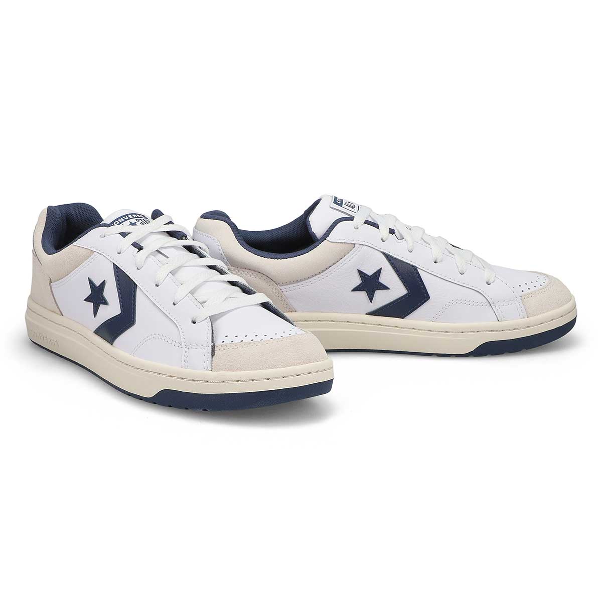 Men's Pro Blaze Court Worn Sneaker - White/Navy/Vaporous Gray