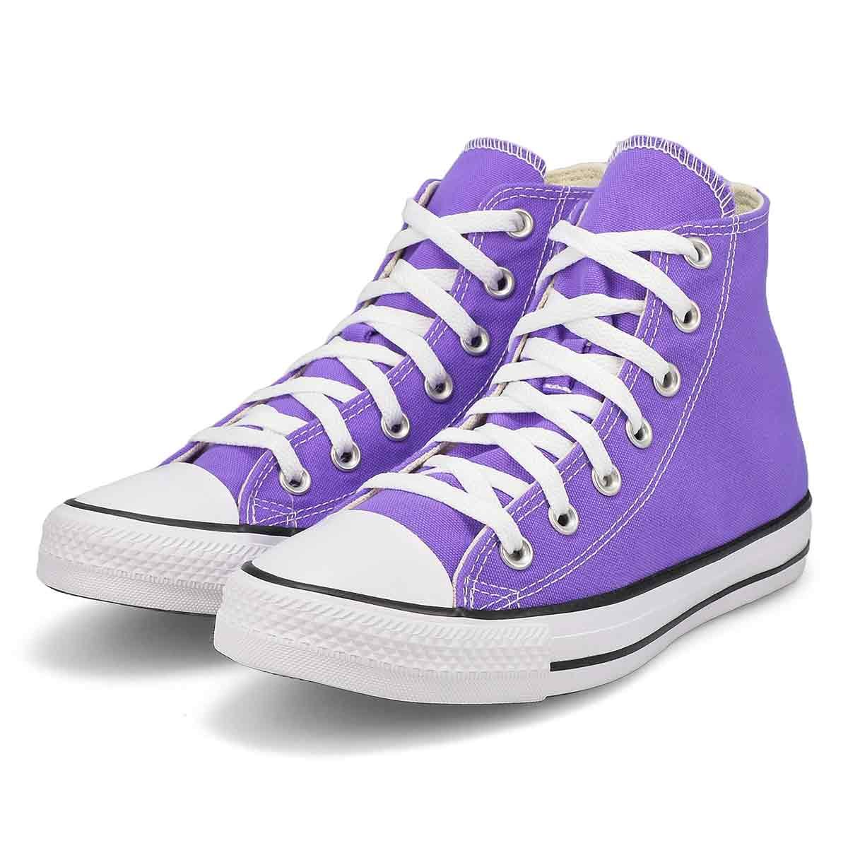 Purple converse sneakers best sale