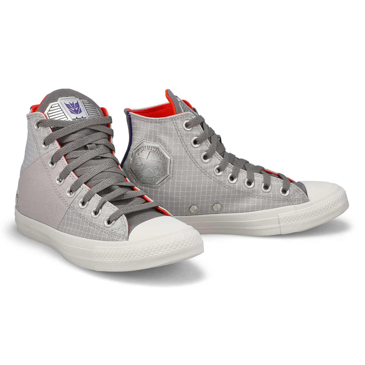 Baskets hautes CHUCK TAYLOR ALL STAR MEGATRON, noir/gris/violet, femmes