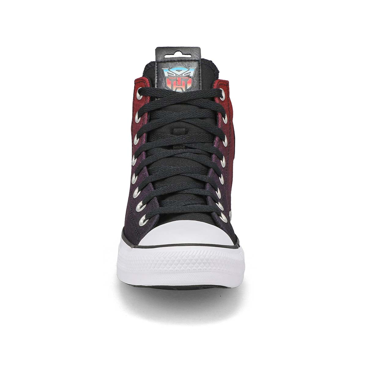 Men's Chuck Taylor All Star Optimus Prime Hi Top Sneaker - Black/Fever Dream/White