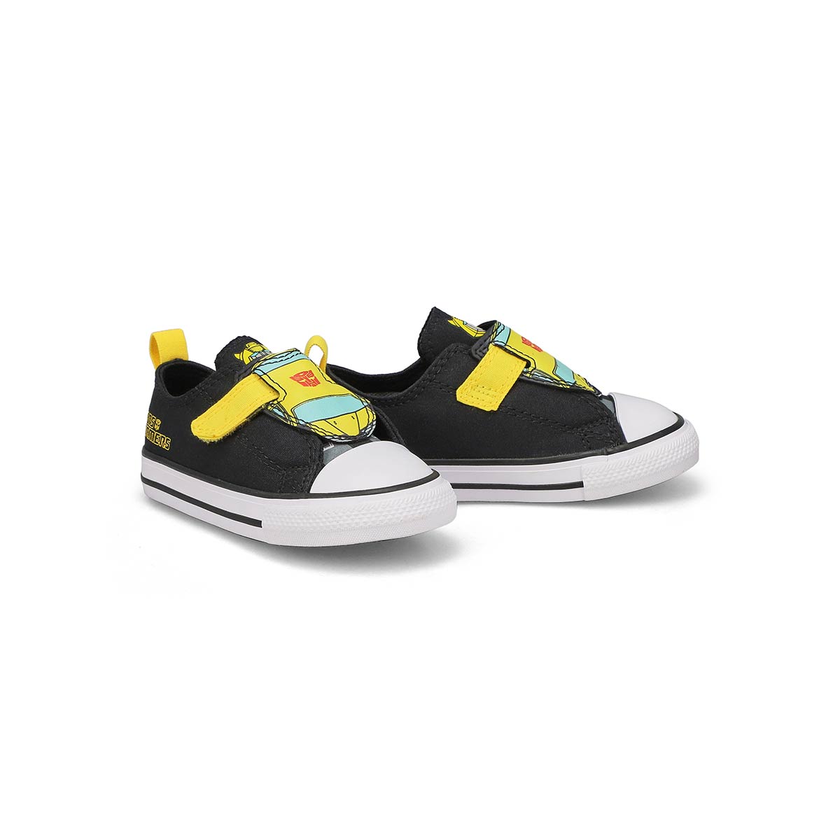 Infant's Chuck Taylor All Star V2 Transformers Canvas Sneaker - Black/Yellow/Red