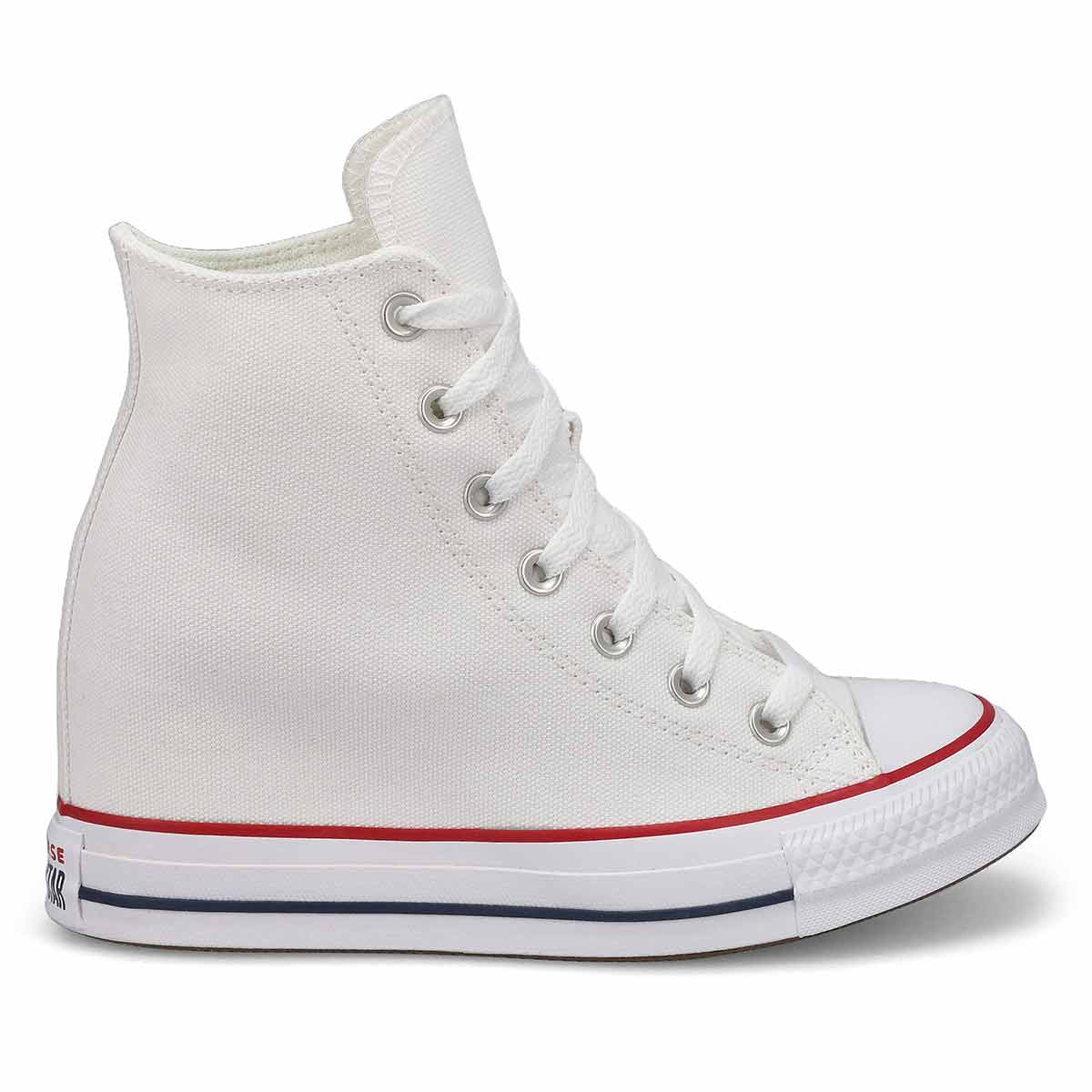 Women's Chuck Taylor All Star Wedge Sneaker - White/Red/Navy