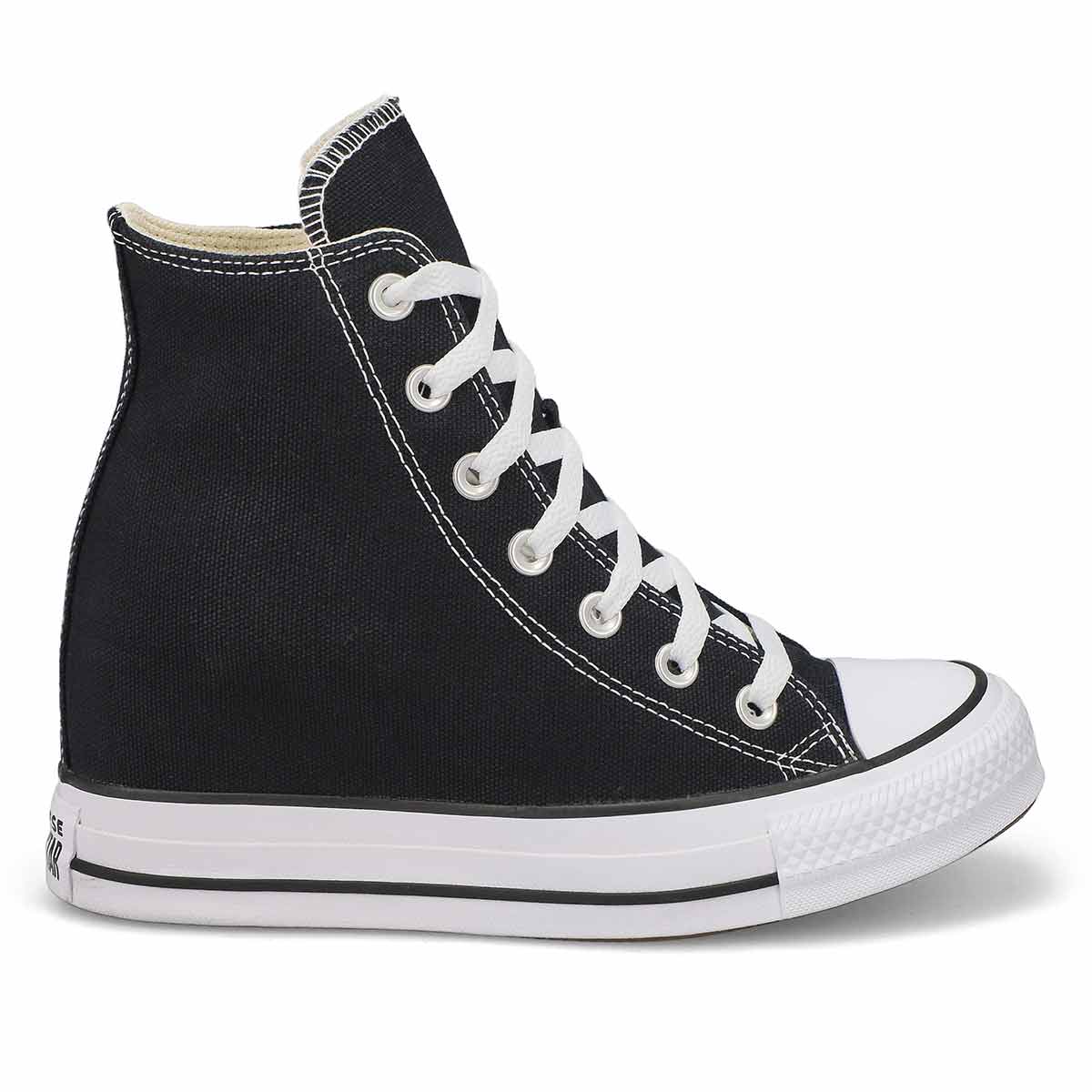 Women's Chuck Taylor All Star Wedge Sneaker - Black/Red/Navy