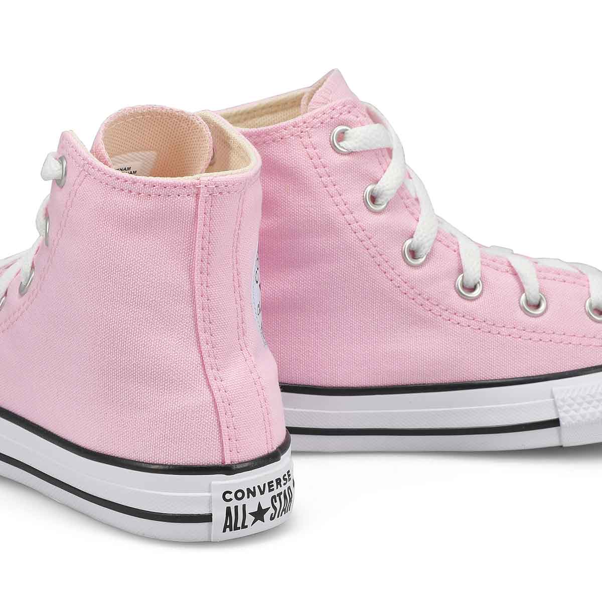 Girls hot pink converse best sale