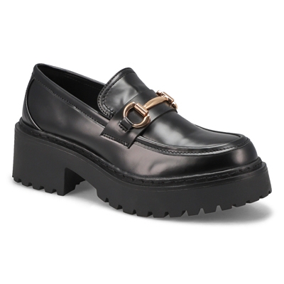 Lds Alley Platform Loafer - Black