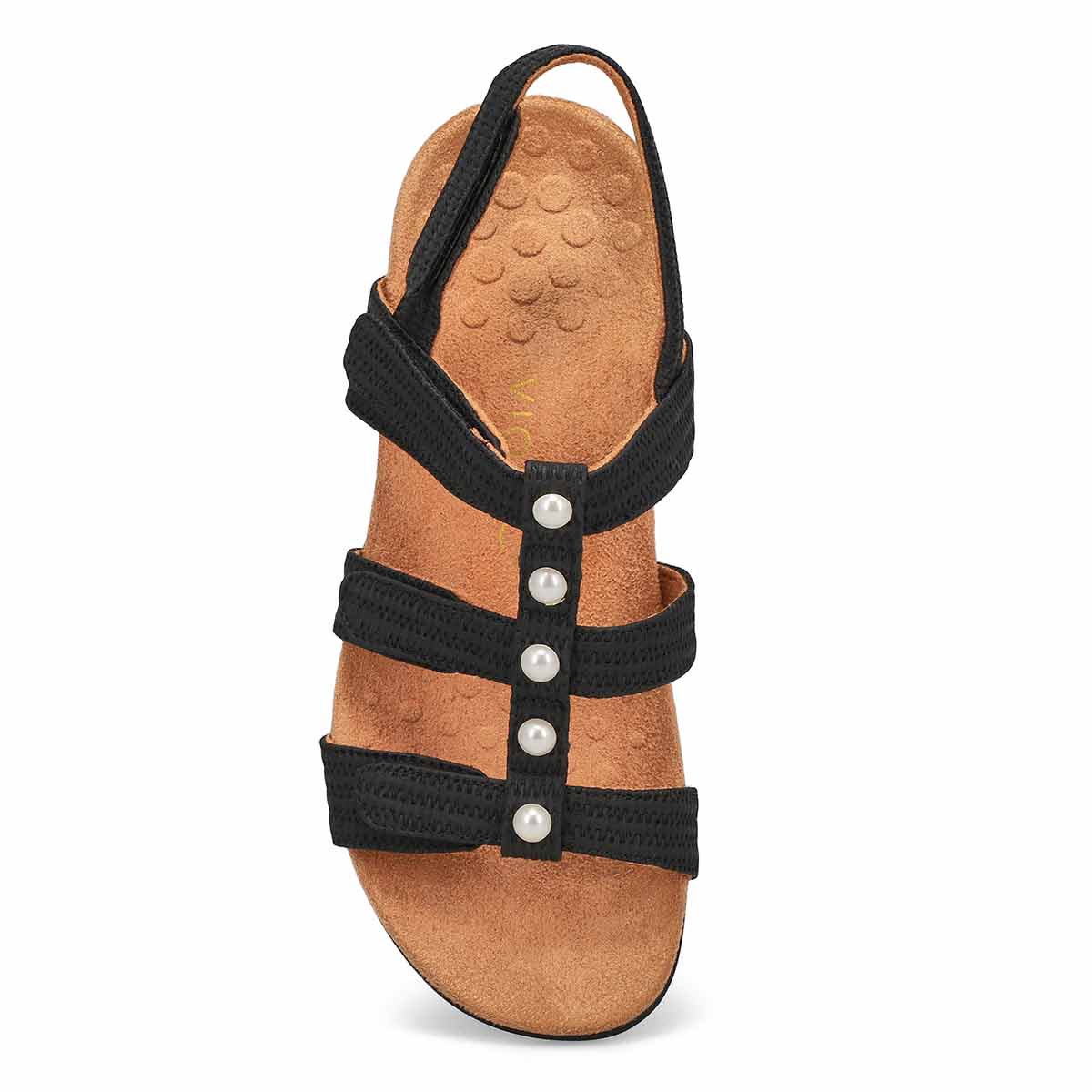 Women's Amber Pearl Casual Sandal - Black