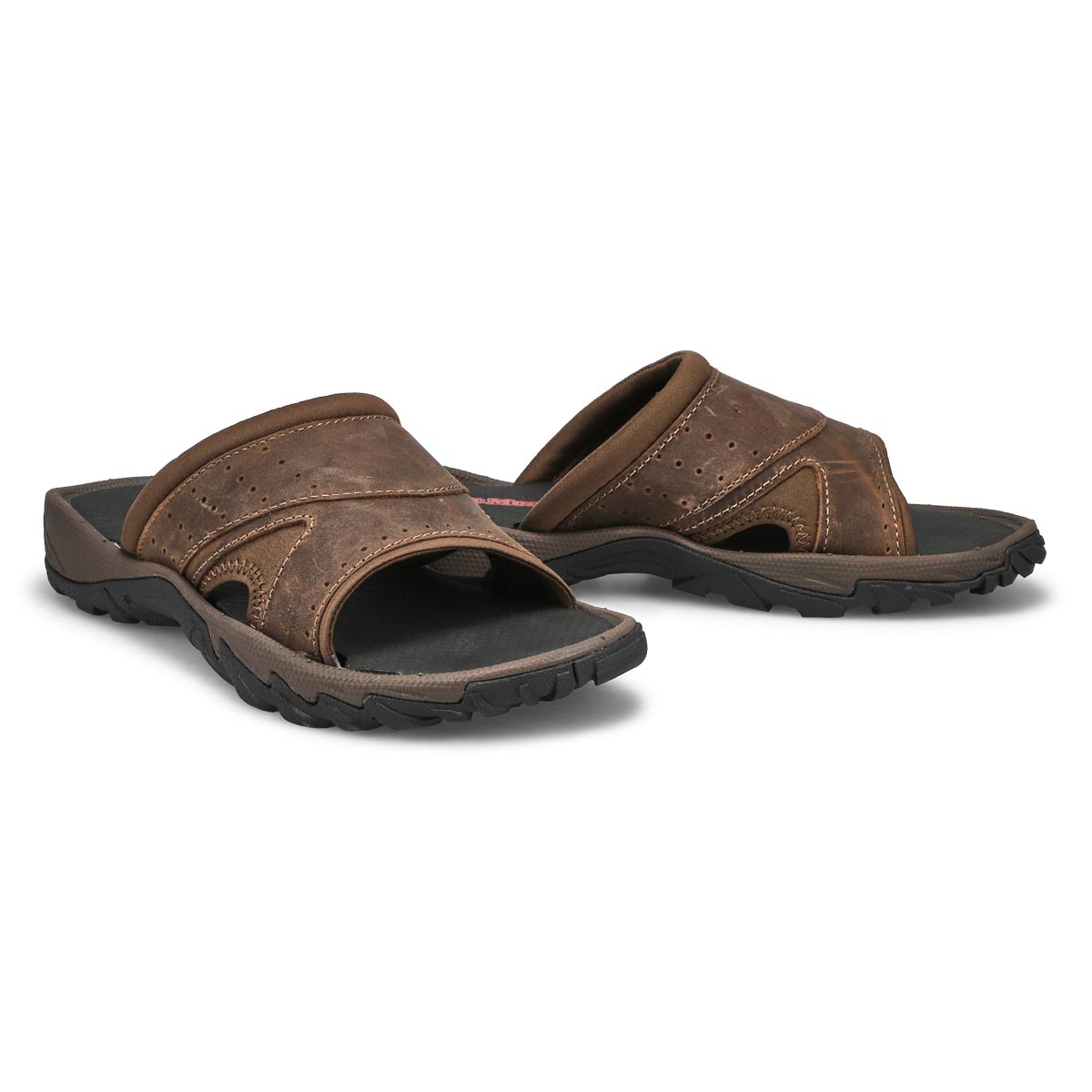 SoftMoc Men's Barry Casual Slide Sandal - Bro | SoftMoc.com