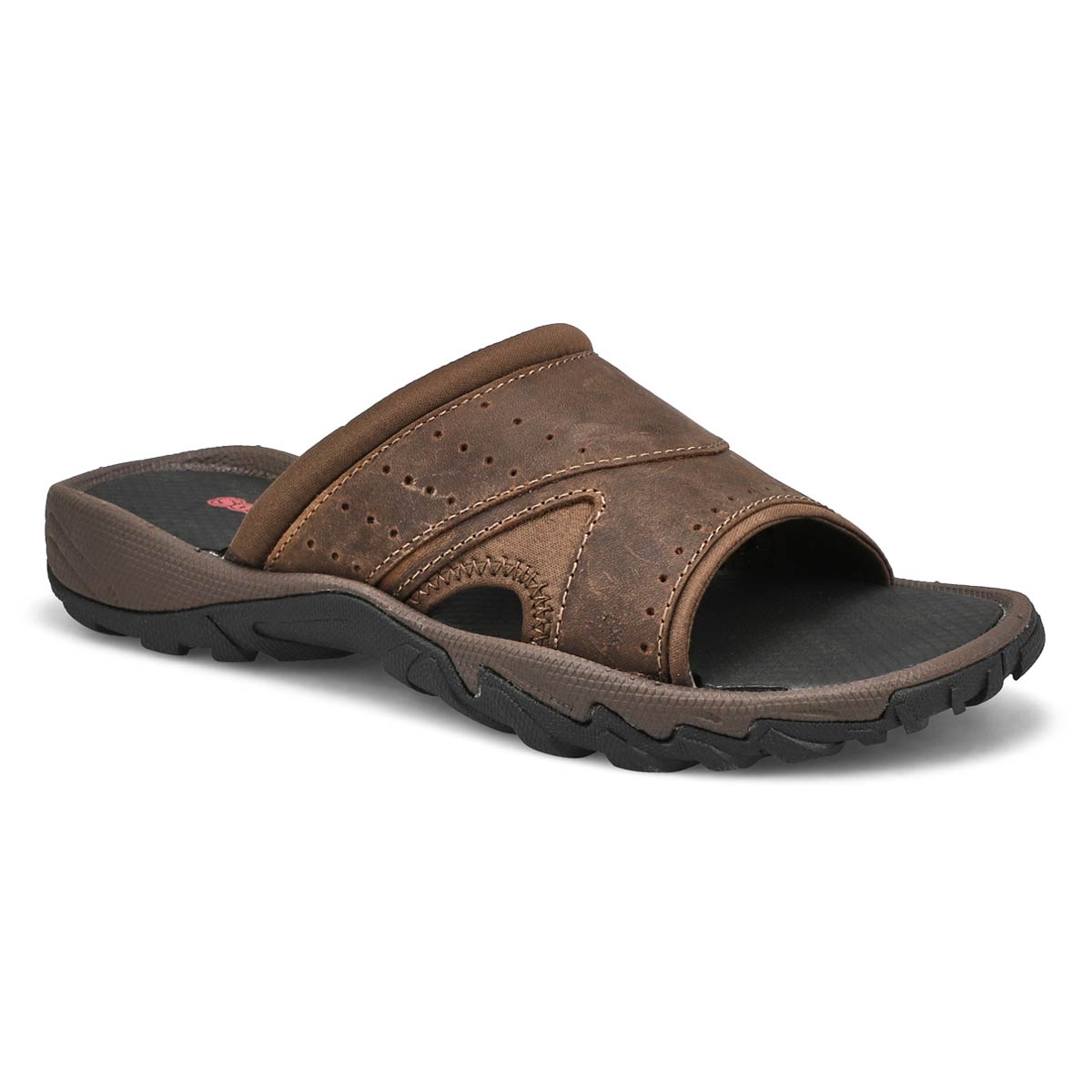 SoftMoc Men's Barry Casual Slide Sandal - Bro | SoftMoc.com