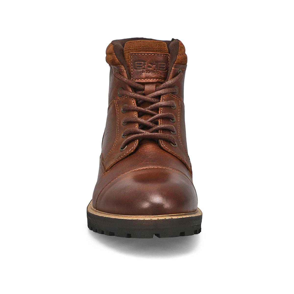 Men's Bennett Leather Lace Up Ankle Boot - Cognac