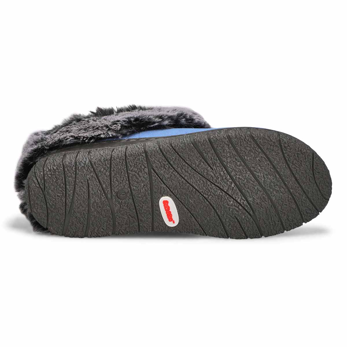 Women's Beth Open Back Suede Slipper - Light Blue