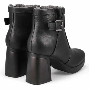 Women's  Bree Platform Buckle Bootie - Black