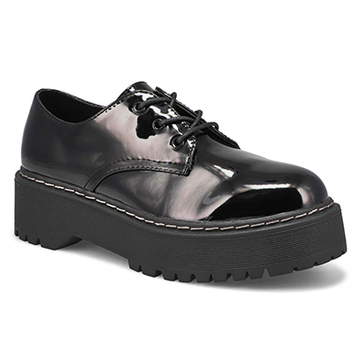 Lds Brenton Platform Oxford - Black Patent