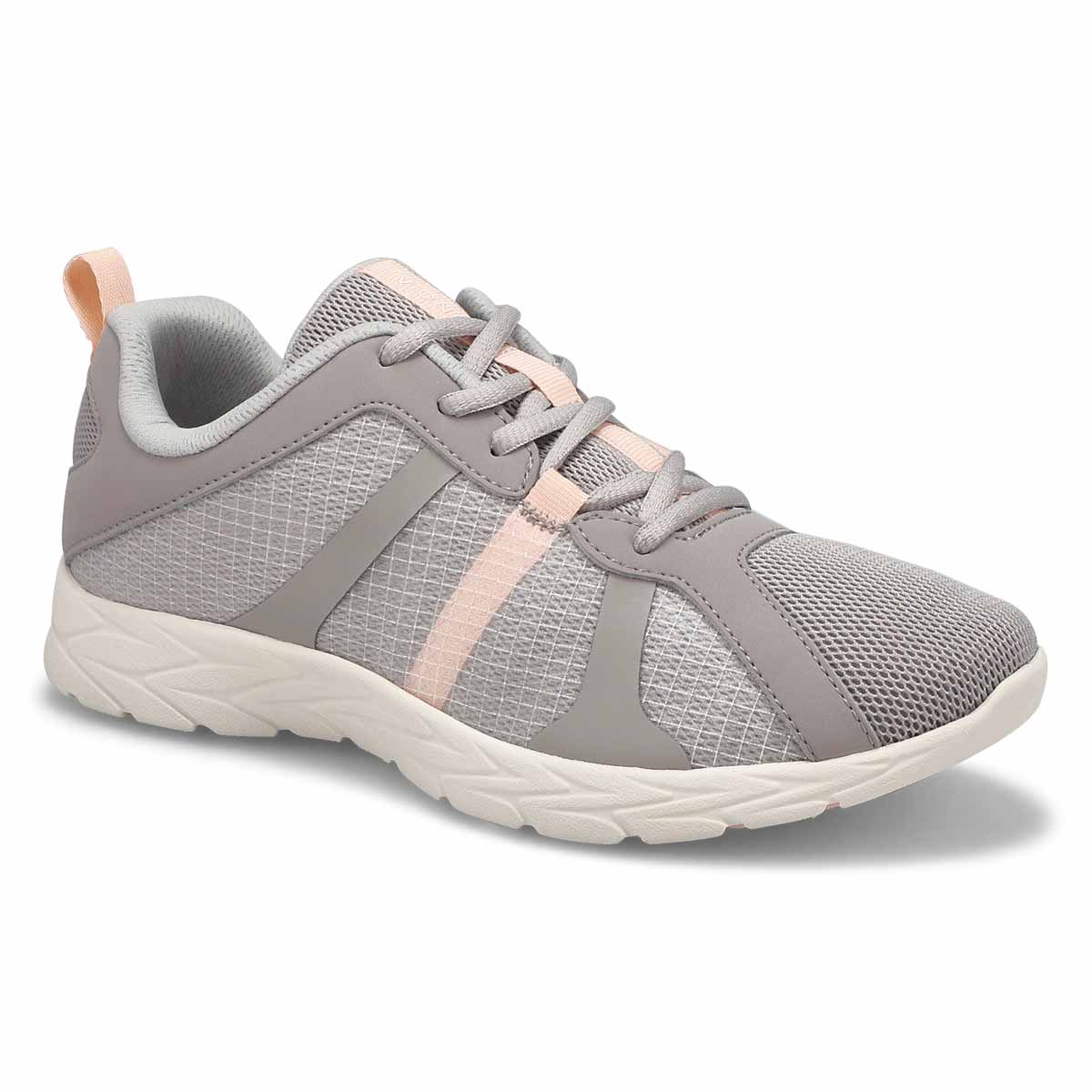 Vionic Women's Brisk Radiant Sneaker - Grey/P | SoftMoc.com