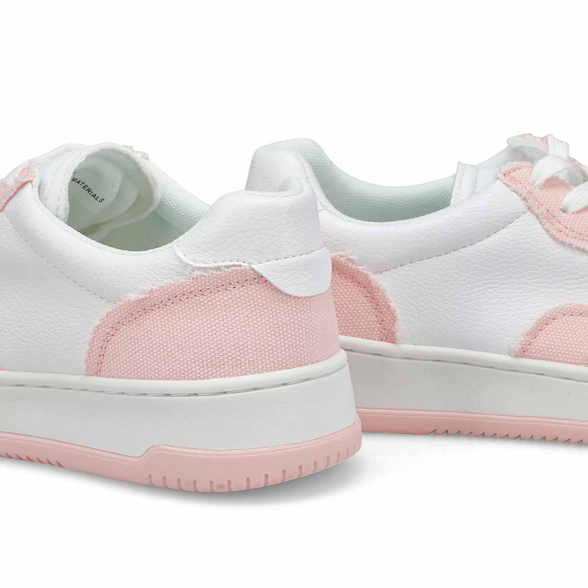 Women's Brynlee Lace Up Sneaker - White/Pink