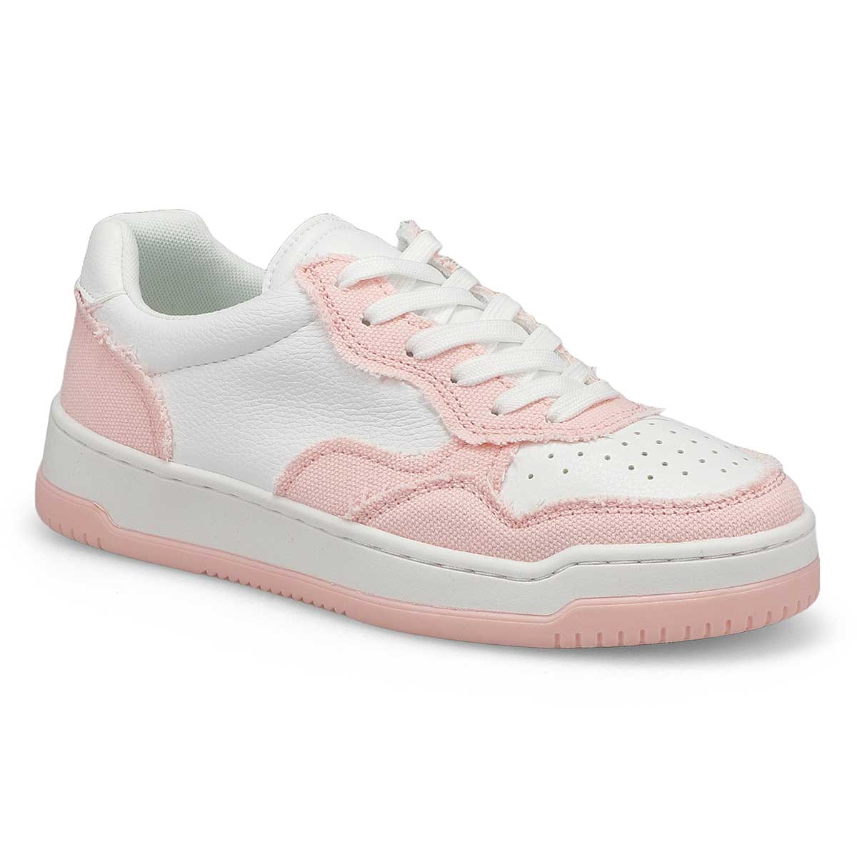 Women's Brynlee Lace Up Sneaker - White/Pink