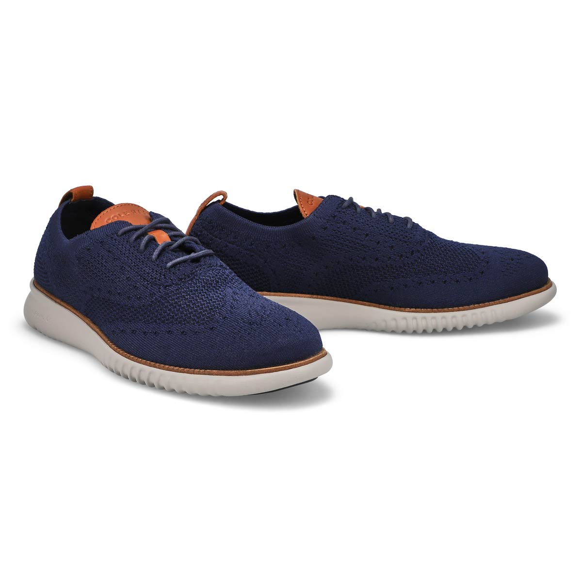 Men's Zero Grand Stitchlite Casual Oxford - Blue/Grey