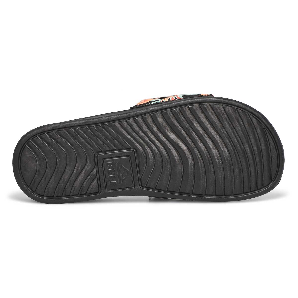 Women's Reef One Slide Sandal - Black Monstera