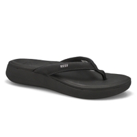 Women's Cushion Cloud Thong Sandal - Black