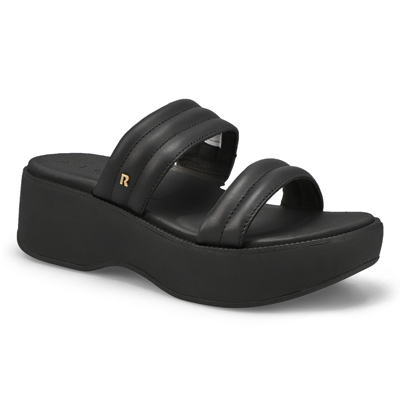 Lds Lofty Lux Hi Platform Sandal - Black