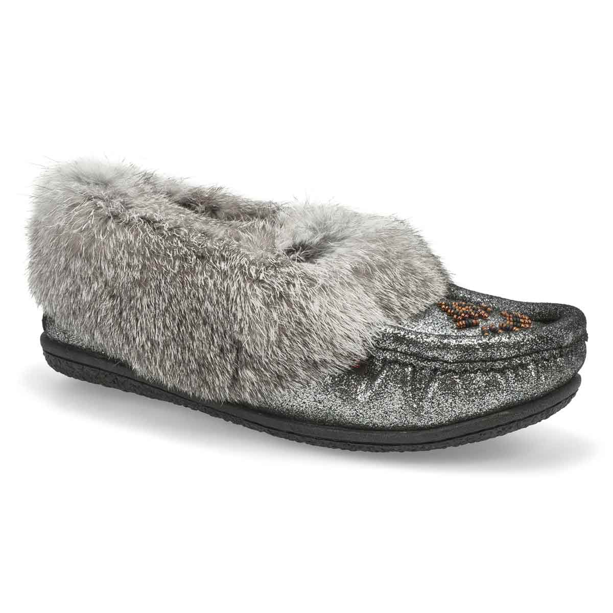 SoftMoc Women's Cute 5 Rabbit Fur Moccasin - | SoftMoc.com