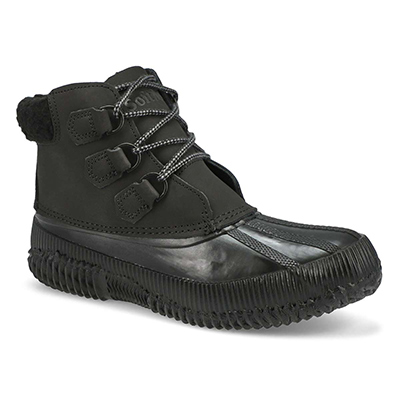 Lds Della Waterproof Lace Up Winter Boot - Black