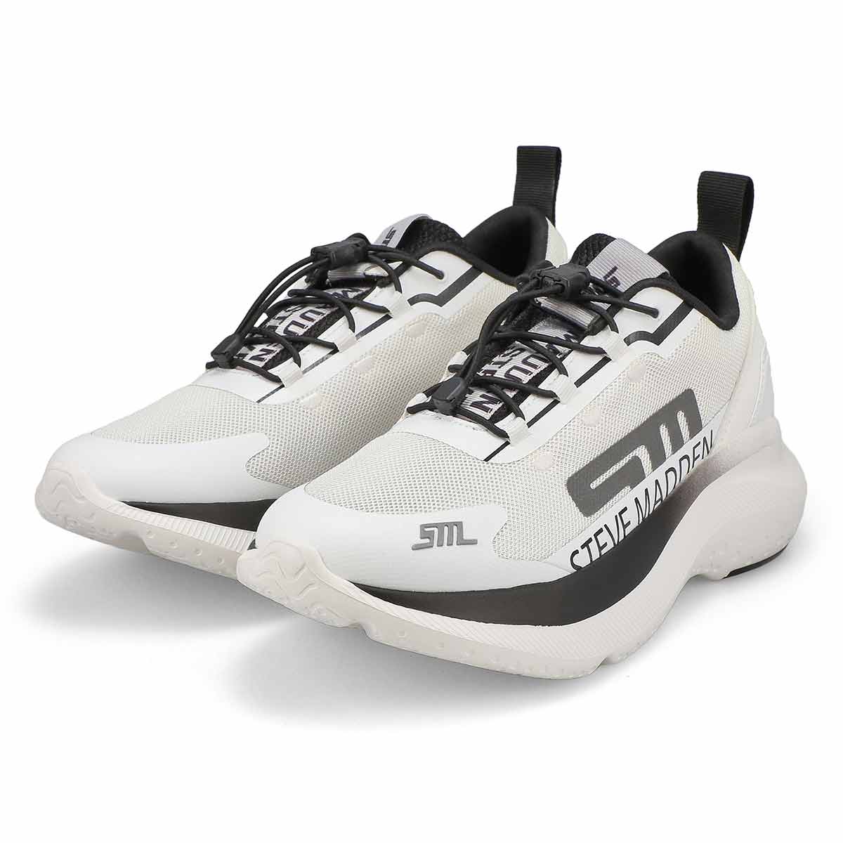 Women's Elevate 2 Lace Up Sneaker - White/Black