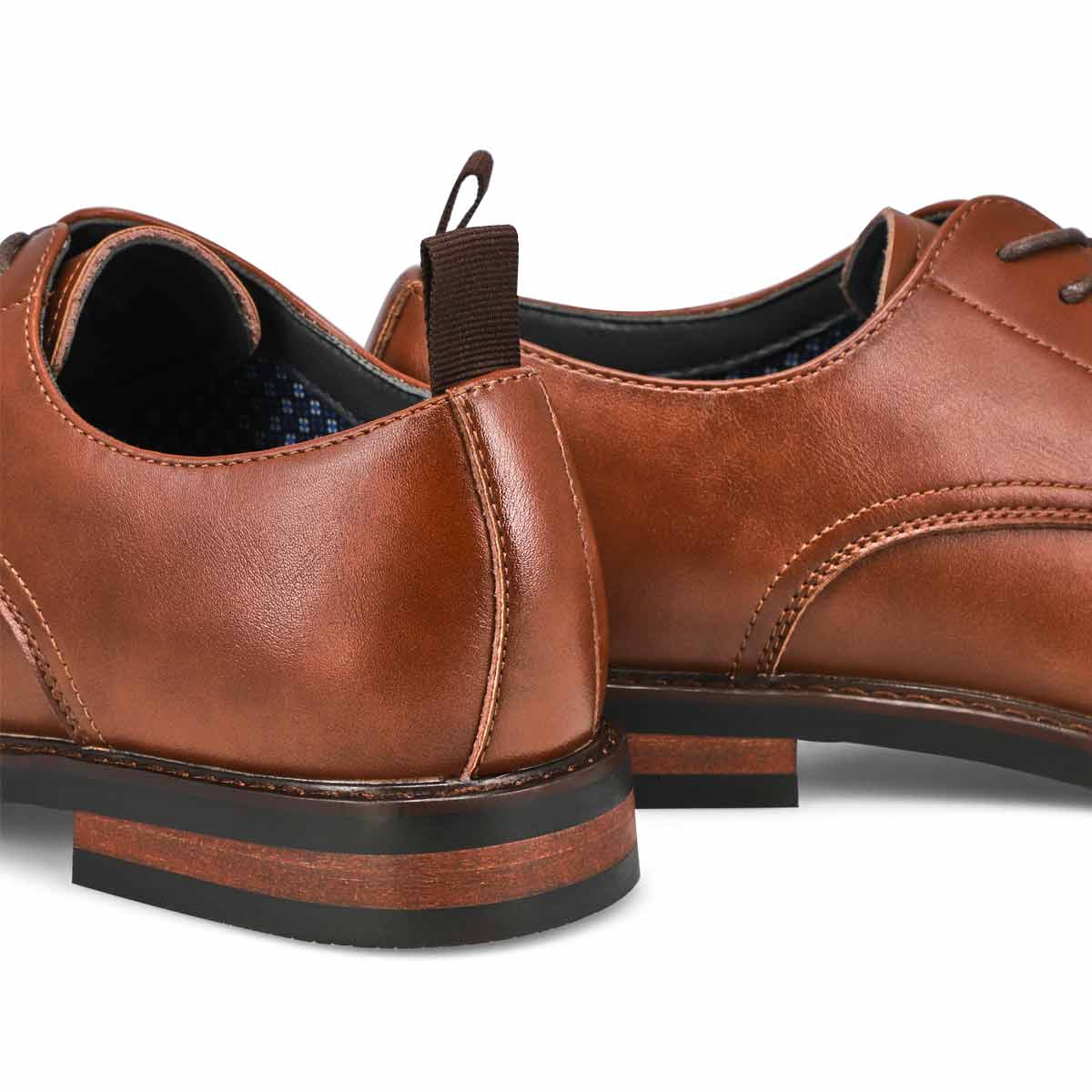 Richelieu habillé en cuir EVOLUTE, cognac, hommes