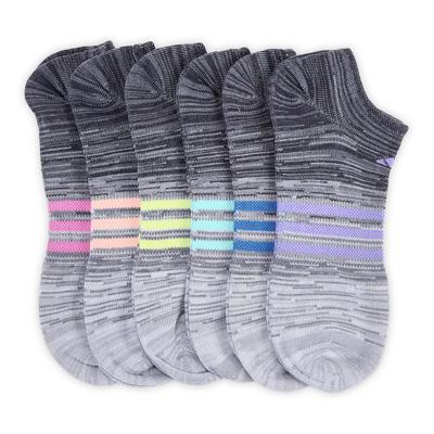 Lds Superlite Multi Space No Show Sock 6 Pack - Multi